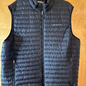 Eddie Bauer Men's Dark Quilted Vest
